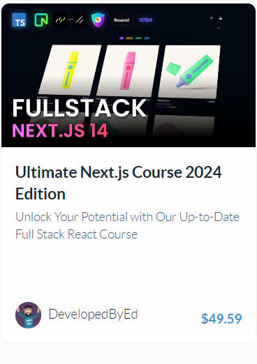Pictures · DevelopedByEd — Ultimate Next.js Course 2024 Edition 2024-6