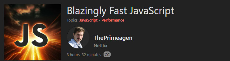 Pictures · Blazingly Fast JavaScript 2023-11