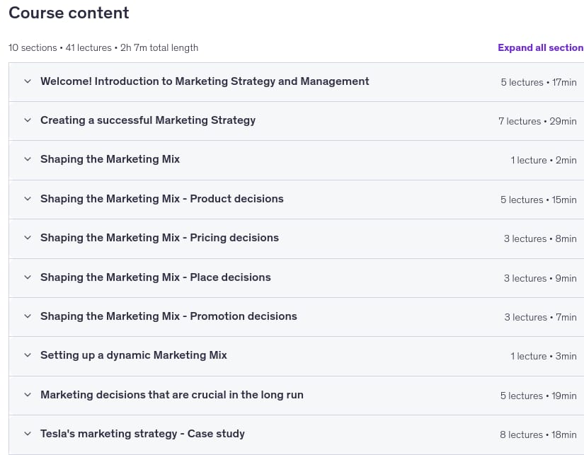 Kursthemen · Business Fundamentals: Marketingstrategie 2026-1