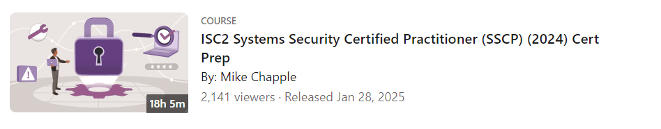 Pictures · ISC2 Systems Security Certified Practitioner (SSCP) (2024) Cert Prep 2024-12