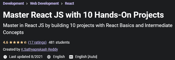 Pictures · Udemy — Master React JS with 10 Hands-On Projects 2021-3