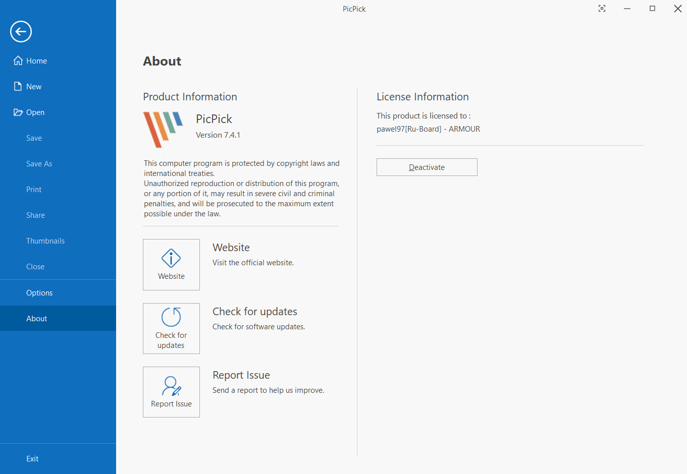 Pictures · PicPick Professional 7.4.1 Multilingual