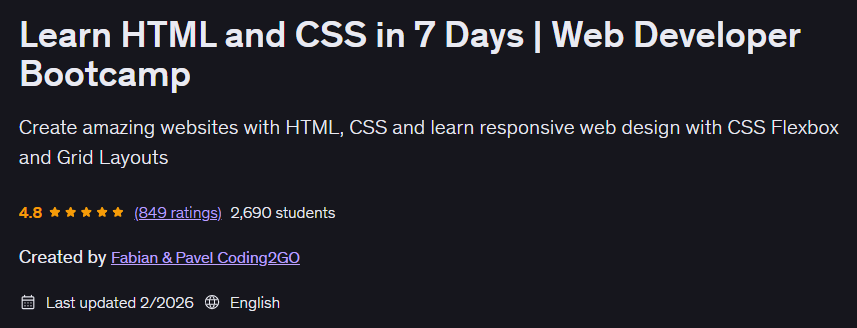 이미지 · 배우기 HTML 그리고 CSS 안에서 7 웹 개발자 Bootcamp 2026-2