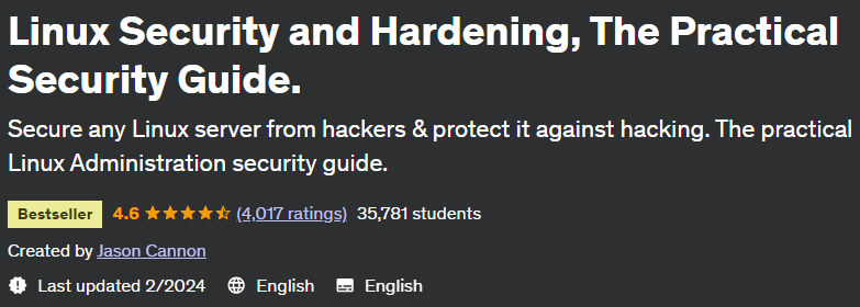 Pictures · Udemy — Linux Security and Hardening, The Practical Security Guide. 2024-2