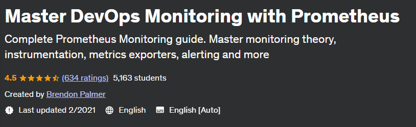 Pictures · Udemy — Master DevOps Monitoring with Prometheus 2023-5