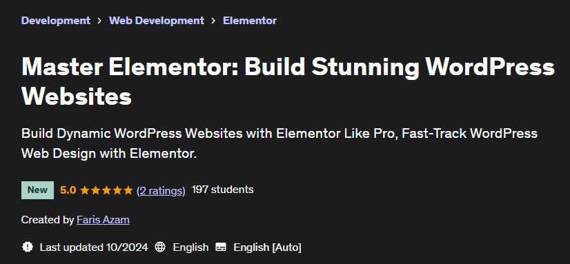 Pictures · Udemy — Master Elementor: Build Stunning WordPress Websites 2024-10