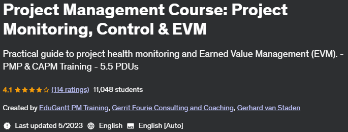 Pictures · Udemy — Project Management Course: Project Monitoring, Control & EVM 2021-6
