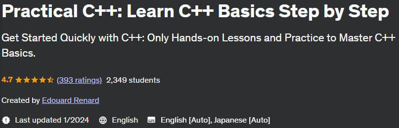 Pictures · Practical C++: Learn C++ Basics Step by Step 2021-7