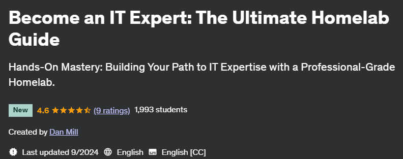 Pictures · Become an IT Expert: The Ultimate Homelab Guide 2024-8