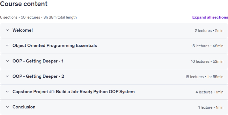 Kursthemen · Python OOP für Job-Ready Clean Code (Real-World-Projekte) 2026-2