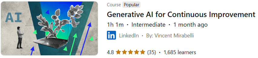 Pictures · LinkedIn — Generative AI for Continuous Improvement 2025-2