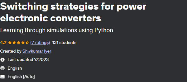 Pictures · Udemy — Switching strategies for power electronic converters 2023-7