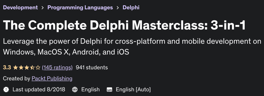Pictures · The Complete Delphi Masterclass: 3-in-1 2021-7