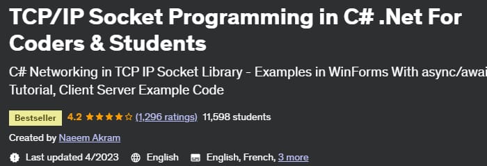 Pictures · Udemy — TCP/IP Socket Programming in C# .Net For Coders & Students 2023-4