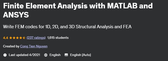 Pictures · Finite Element Analysis with MATLAB and ANSYS 2021-4