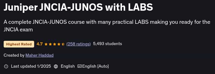 Pictures · Udemy — Juniper JNCIA-JUNOS with LABS 2025-1