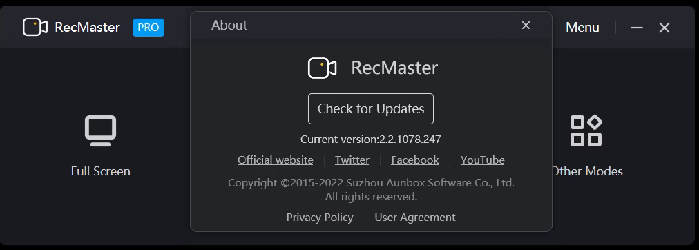 Pictures · RecMaster 2.2.1078