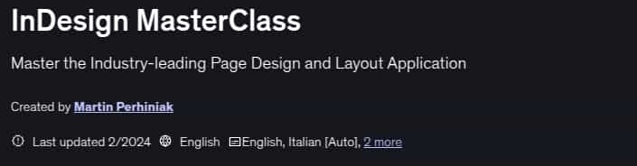 Pictures · Udemy — InDesign MasterClass 2024-2