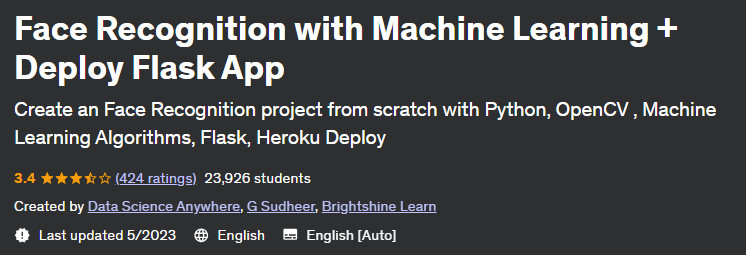 Pictures · Udemy — Face Recognition with Machine Learning + Deploy Flask App 2023-5