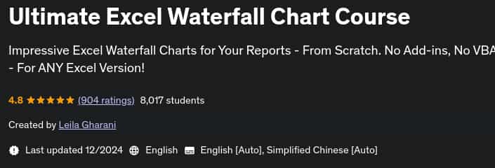 Pictures · Udemy — Ultimate Excel Waterfall Chart Course 2024-12