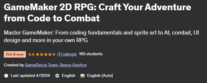 Pictures · GameMaker 2D RPG: Craft Your Adventure from Code to Combat 2024-3