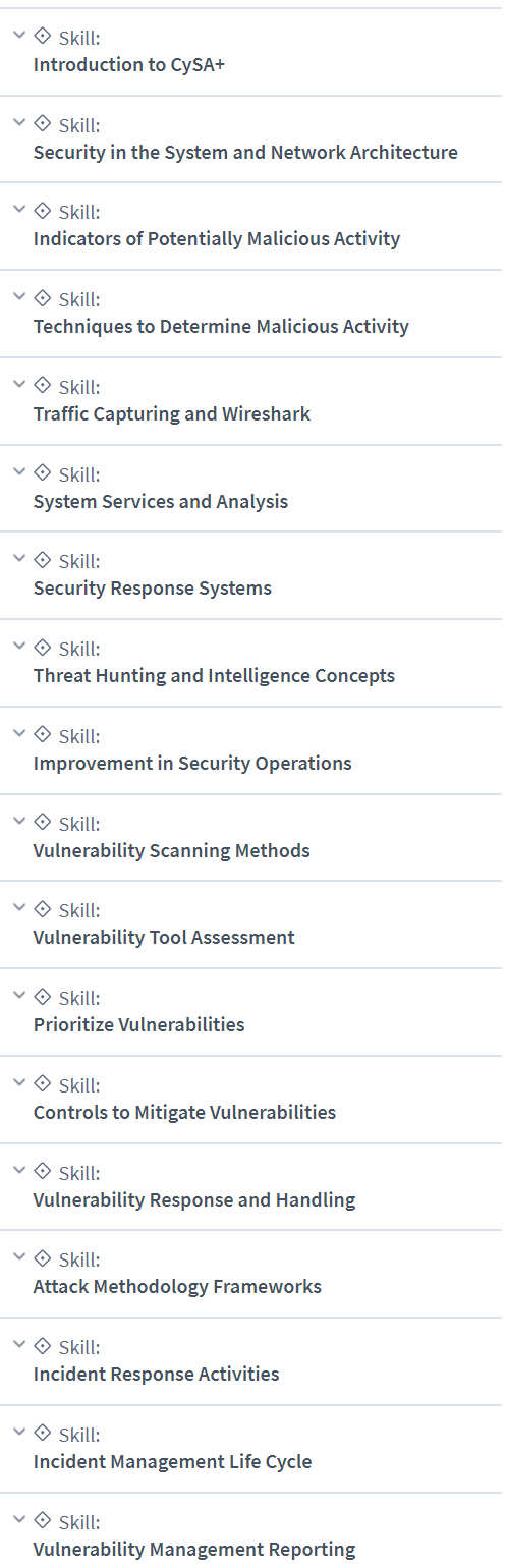 Kursthemen · CBTNuggets - CompTIA Cyber-Sicherheit Analyst CySA+ (CS0-003Online Training 2024-2