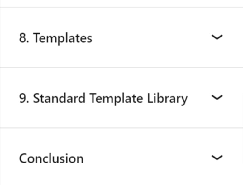 Course topics · C++ Essential Training 2022-9