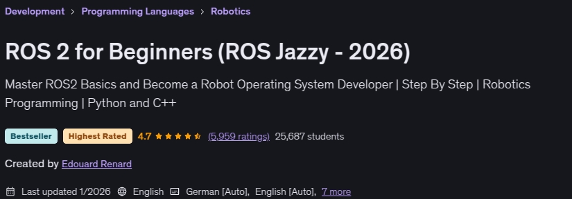 चित्र · गुलाब 2 शुरुआती लोगों के लिए (ROS Jazzy - 2026) 2026-1