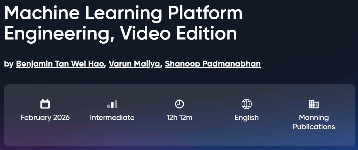 Bilder · Oreilly – Machine Learning Platform Engineering, Video Edition 2026-2