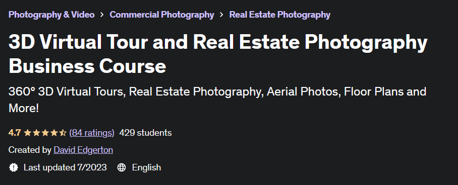Pictures · Udemy — 3D Virtual Tour and Real Estate Photography Business Course 2022-6