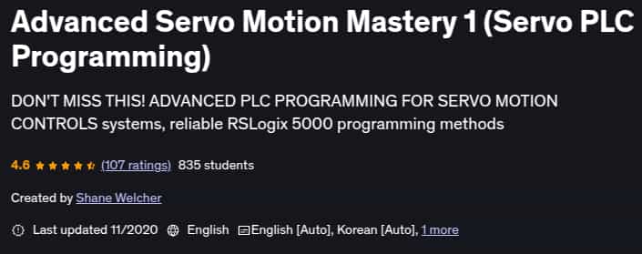 चित्र · प्रगतिशील Servo Motion Mastery 1 (एक्सएनयूएमएक्स PLC प्रोग्रामिंग) 2020-11