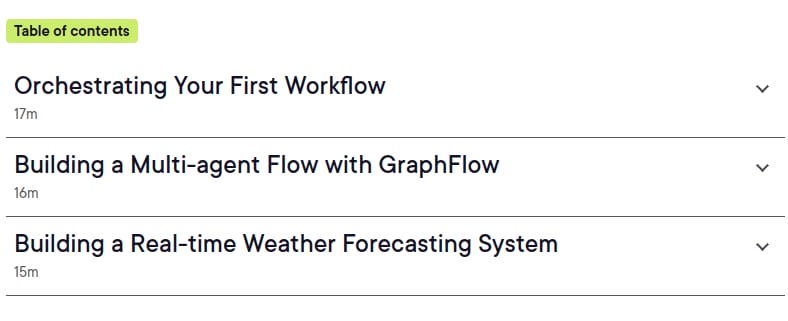 Course topics · Building Multi-agent Systems with AutoGen 2025-8