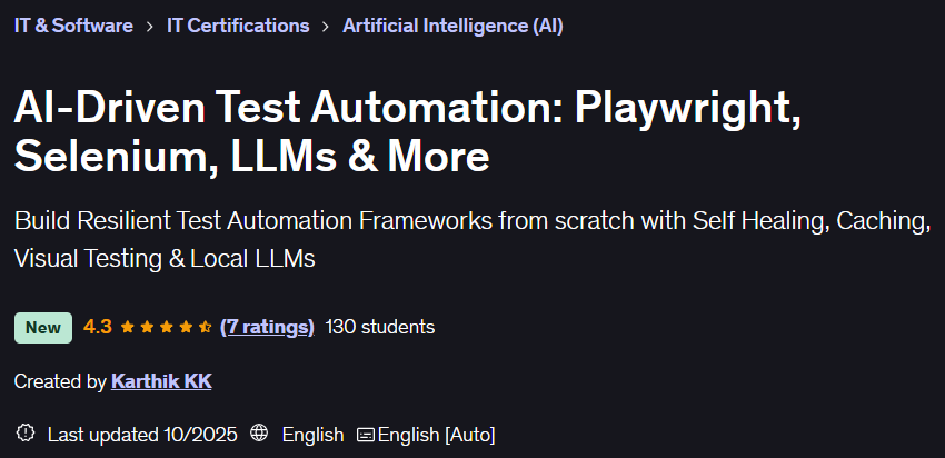 Imágenes · AI-Automatización de prueba conducida: Playwright, Selenium, LLMs y más 2025-8