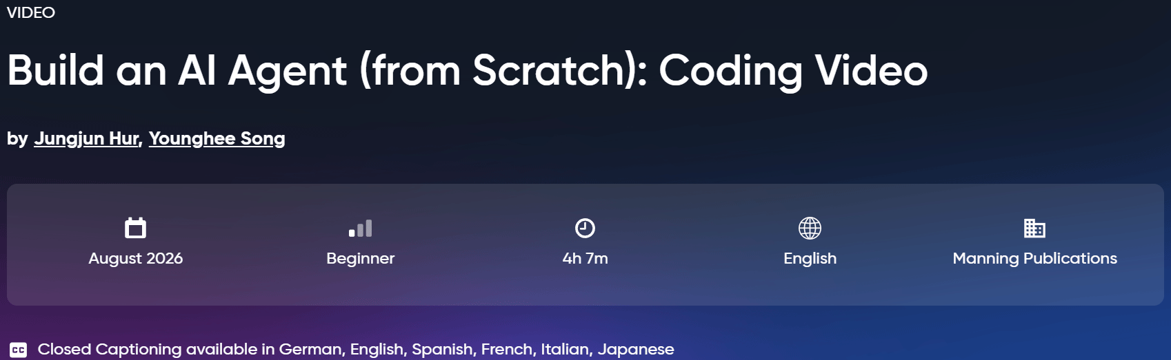 الصور · أوريلي - بناء AI وكيل (من Scratch): ترميز الفيديو 2026-8