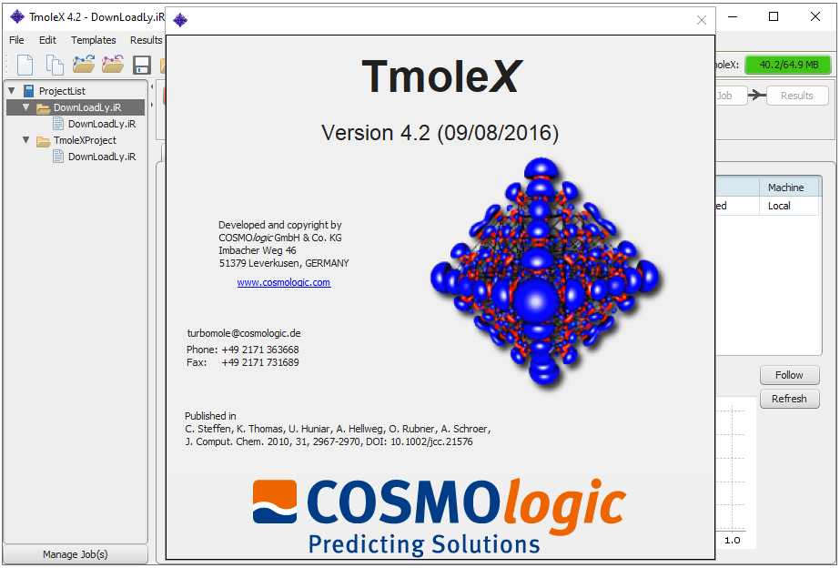 Pictures · COSMOlogic TURBOMOLE 7.4 x64