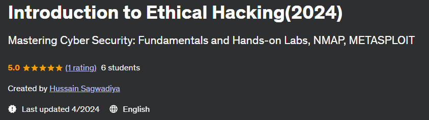 Pictures · Udemy — Introduction to Ethical Hacking(2024) 2024-1