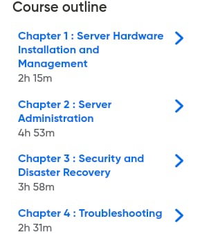 کورس کے موضوعات · اُنھوں نے - CompTIA سرور + (SK0-005) 2023-12