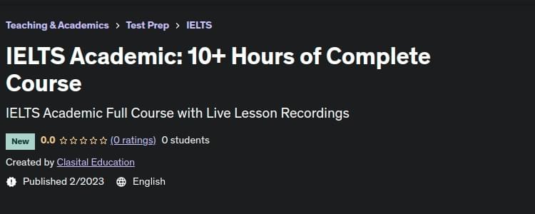 Pictures · Udemy — IELTS Academic: 10+ Hours of Complete Course 2022-3