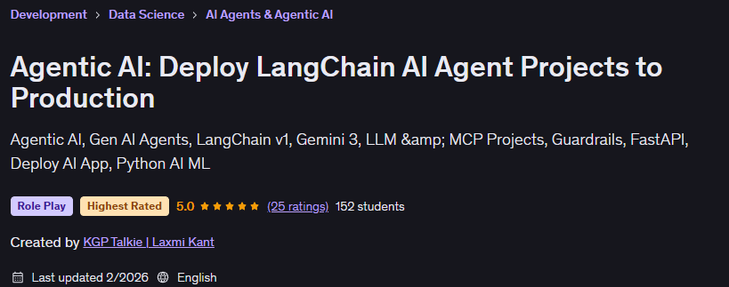 Bilder · Agentenbasierte KIEntwickeln Langchain AI Agentprojekte zur Produktion 2026-1