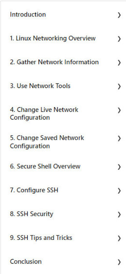 Course topics · Linux System Engineer: Networking and SSH 2023-7