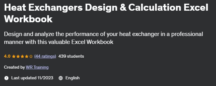 이미지 · 뜨거운 교환기 디자인 및 계산 Excel 워크북 2021-11