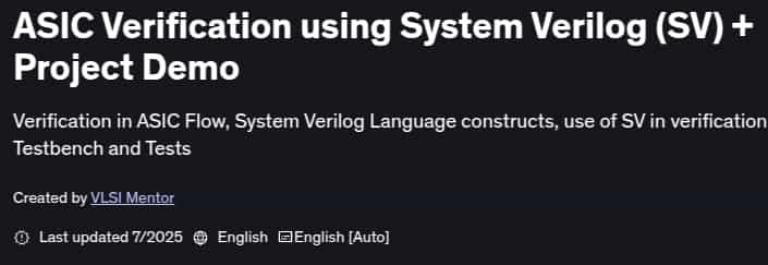 Pictures · Udemy — ASIC Verification using System Verilog (SV) + Project Demo 2025-7