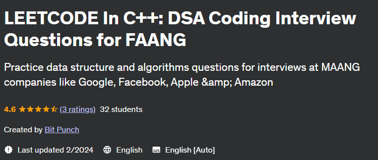 Pictures · Udemy — LEETCODE In C++: DSA Coding Interview Questions for FAANG 2023-8