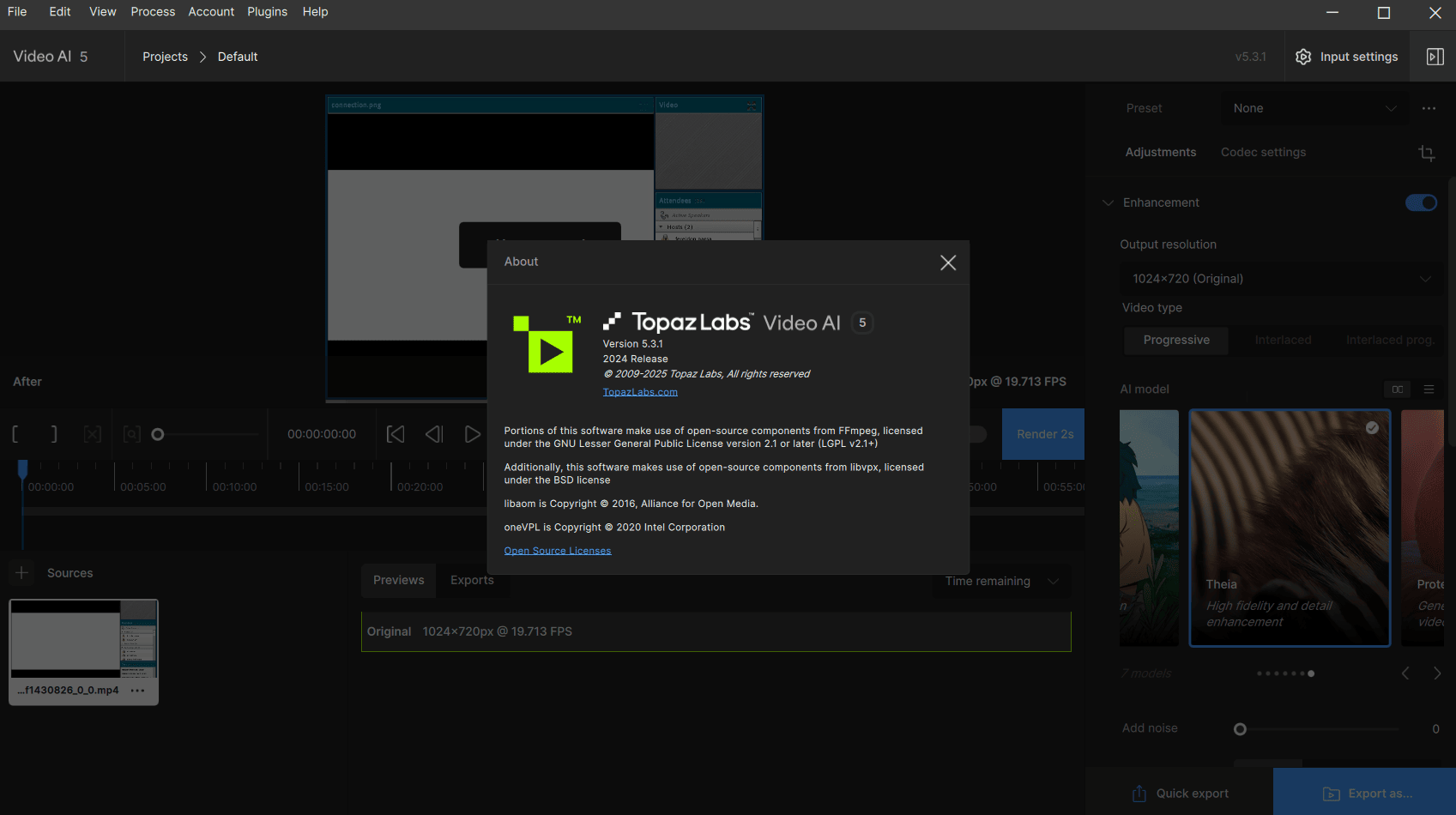 Imágenes · Video de Topaz AI Pro 7.1.6 Ganar / 6.2.0 macOS