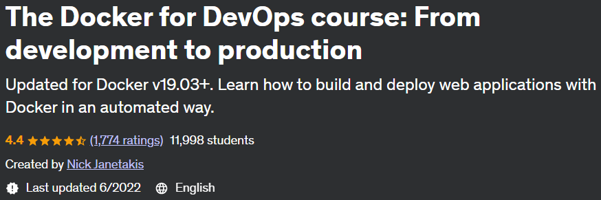Pictures · Udemy — The Docker for DevOps course: From development to production 2023-4