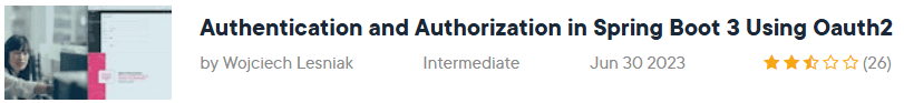 Pictures · Pluralsight — Authentication and Authorization in Spring Boot 3 Using Oauth2 2023-6
