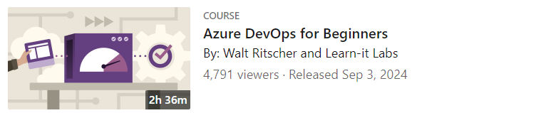 Pictures · LinkedIn — Azure DevOps for Beginners 2024-9