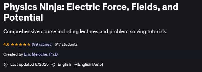 Pictures · Udemy — Physics Ninja: Electric Force, Fields, and Potential 2022-4