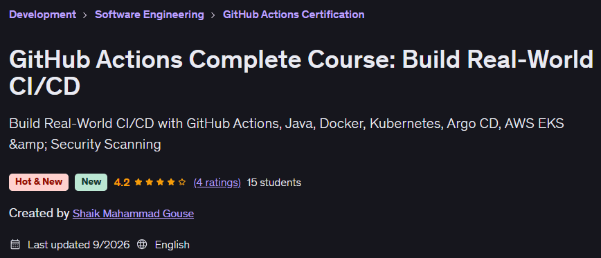 Pictures · Udemy — GitHub Actions Complete Course: Build Real-World CI/CD 2026-7