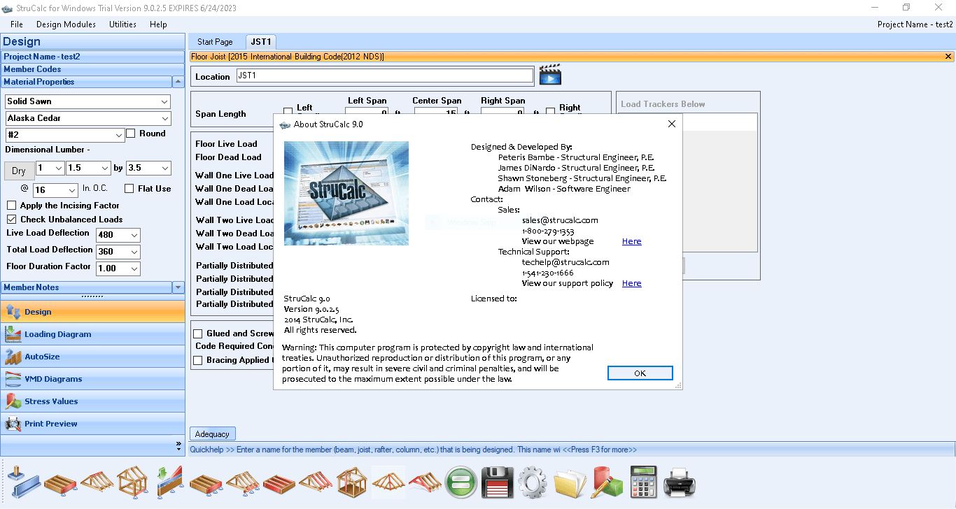 Pictures · StruCalc 9.0.2.5